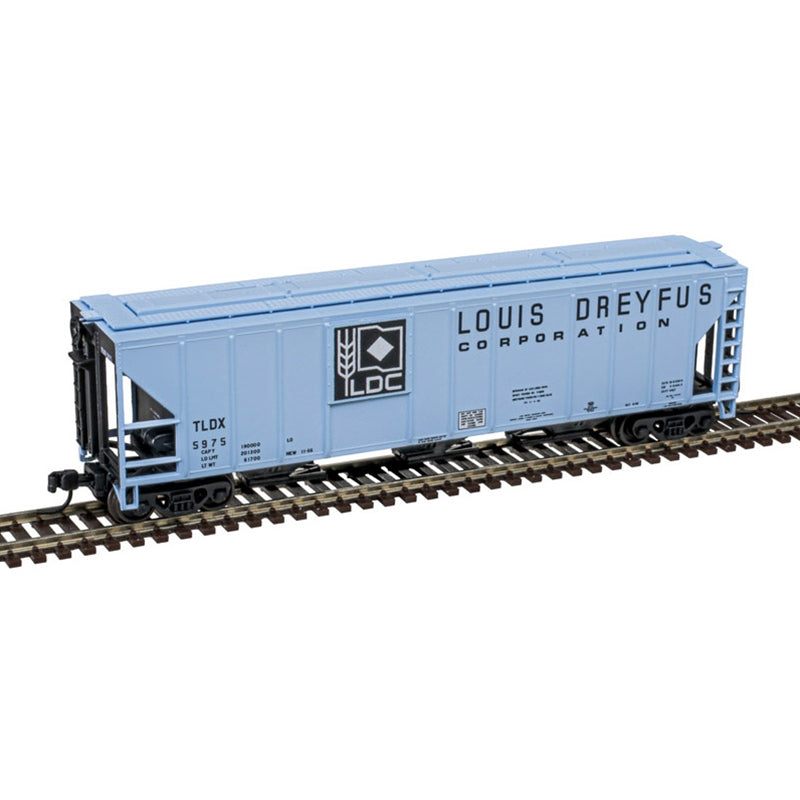 Atlas 50006800 N Louis Dreyfus TLDX PS-2 4427 3-Bay Covered Hopper #5944