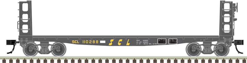 Atlas 50006947 N Seaboard Coast Line 40' GSI Pulpwood Flat Car #110264
