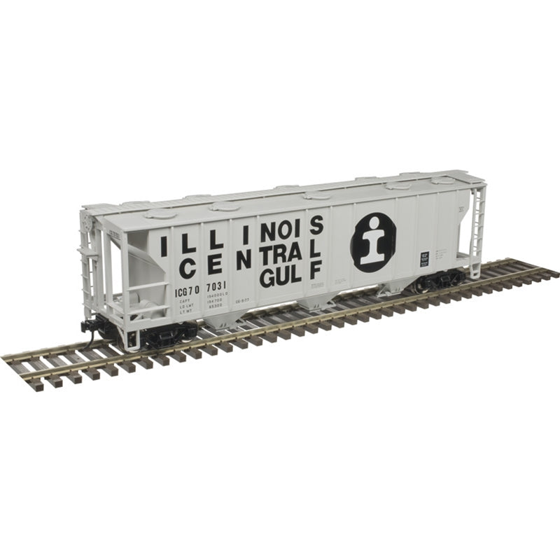 Atlas 2002566-1 O Scale Illinois Central Gulf PS-2 Covered Hopper #707031 LN/Box