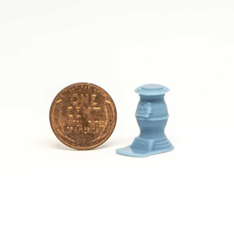 All Scale Miniatures 871876 HO Potbelly Stove No Chimney