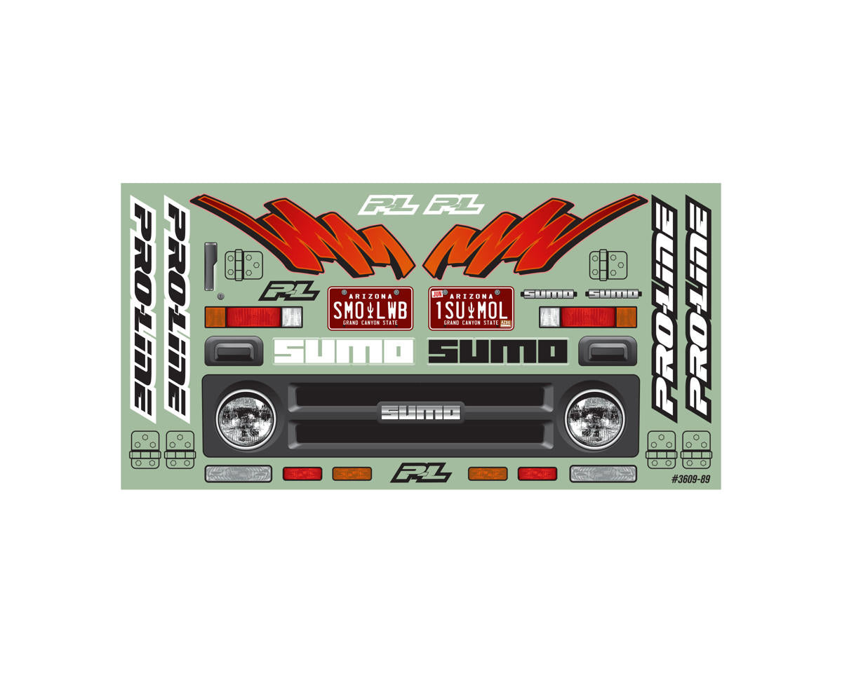 Pro-Line Racing 3609-00 Sumo L 12.3" Rock Crawler Clear Body