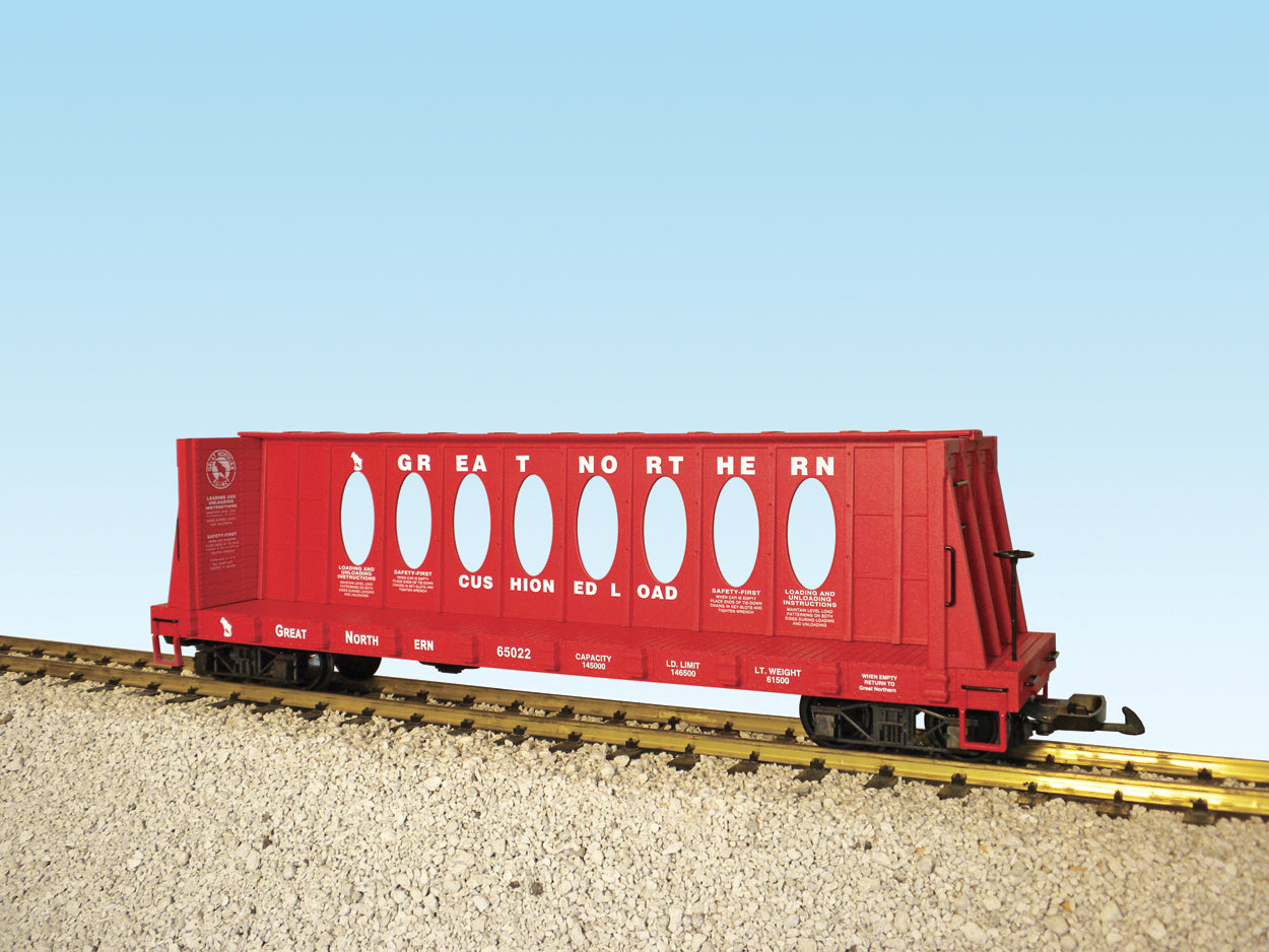 USA Trains R17414A G Great Northern Center I-Beam Flat Car #65024