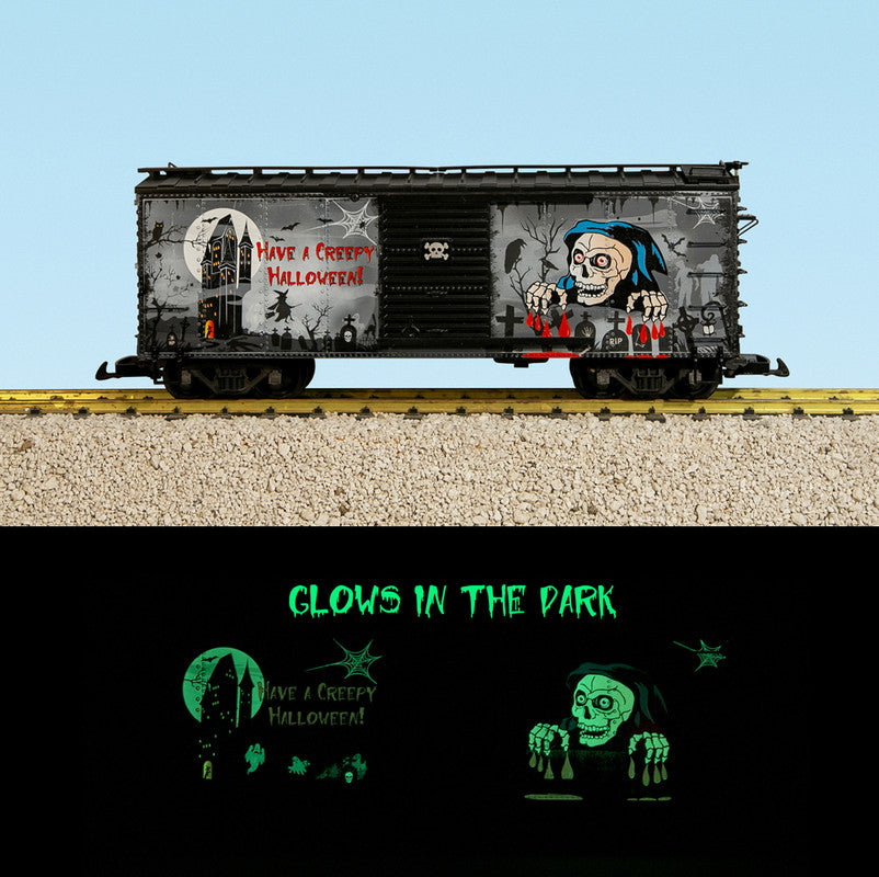 USA Trains R19143 G Creepy Halloween "Glow In The Dark" Boxcar