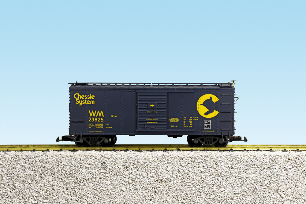 USA Trains R19155D G Chessie Blue Boxcar WM #23825