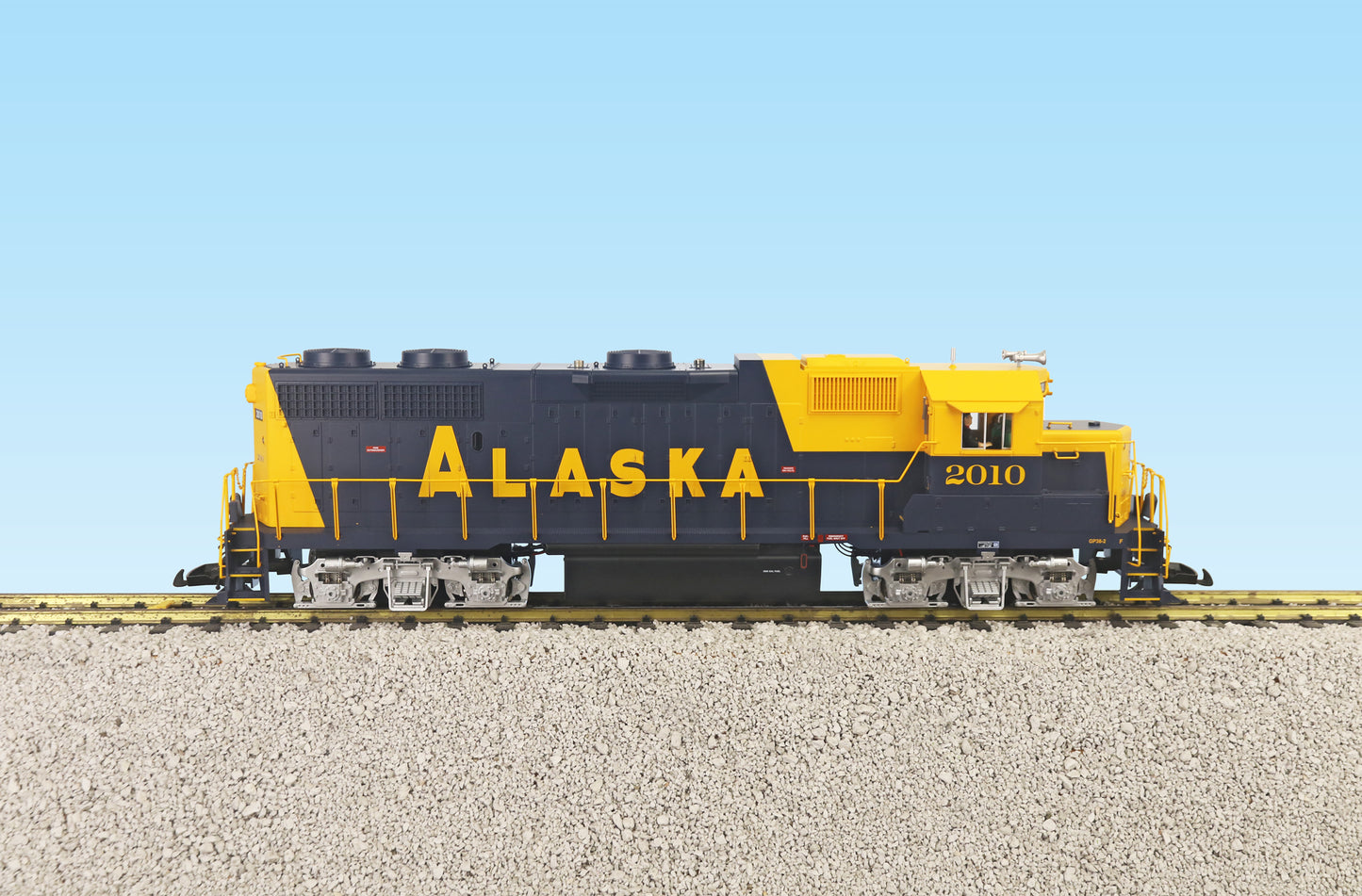 USA Trains R22216 G Alaska Railroad Blue/Yellow GP38-2 Diesel Locomotive