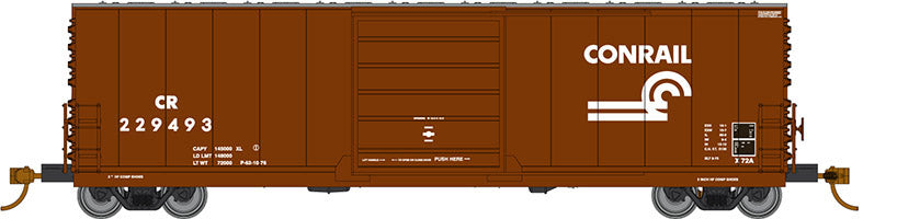 Rapido Trains 139005A HO Conrail Small Logo Evans X72A Boxcar