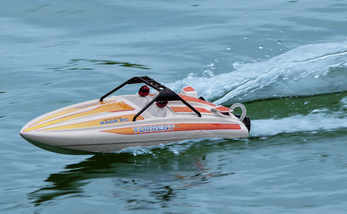 Rage R/C B1500 Red Torrent 450BL RTR Jet Boat