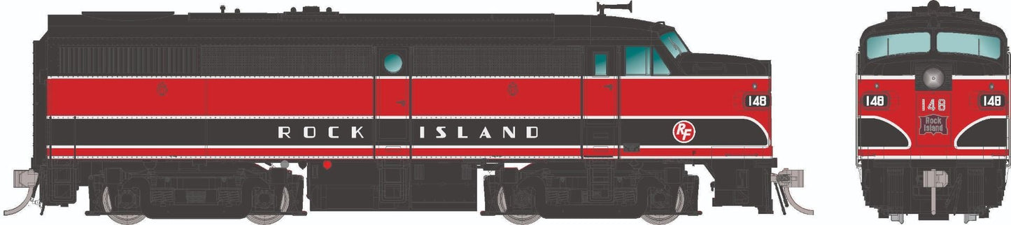 Rapido Trains 037571 HO RI ALCo FA-1 Diesel Locomotive DC/DCC/Sound #154