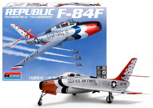 Revell 85-5996 1:48 Republic F-84F Thunderstreak Thunderbirds Military Plane Kit