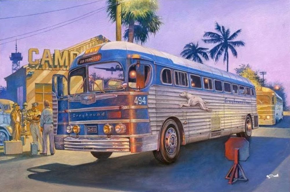 Roden Models 816 1:35 1947 Greyhound GMC PD3751 Bus Plastic Model Kit