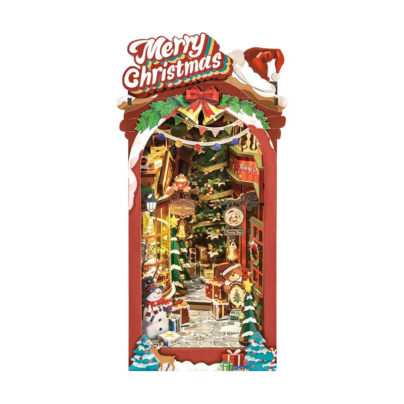 Robotime TGC06 Rolife Christmas Street DIY Book Nook