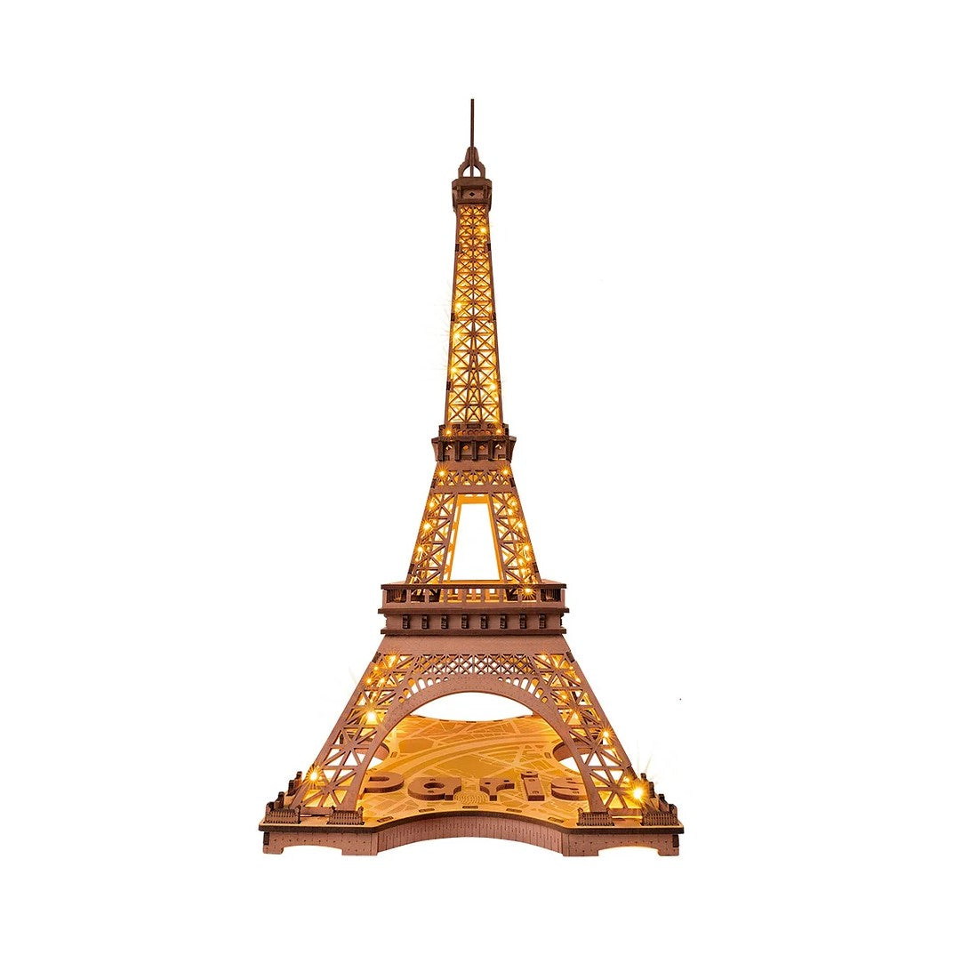 Robotime TGL01 Rolife Night of the Eiffel Tower 3D Wooden Puzzle