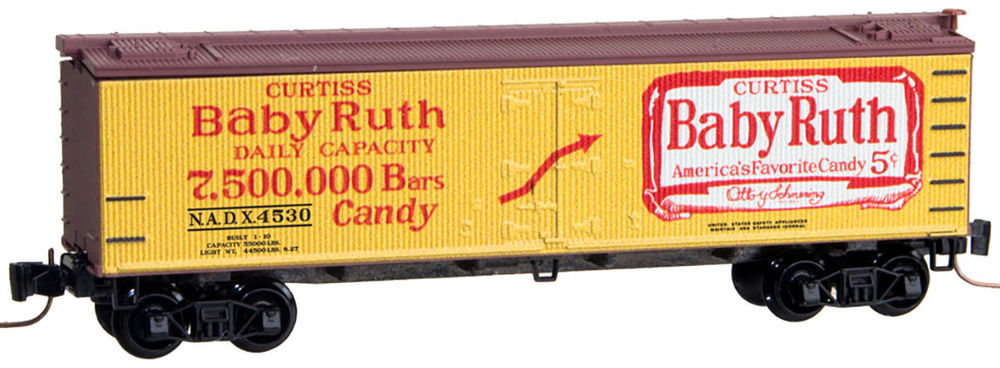 MicroTrains 51800370 Z Nestle Baby Ruth 40' Wood-Sheathed Reefer #4530