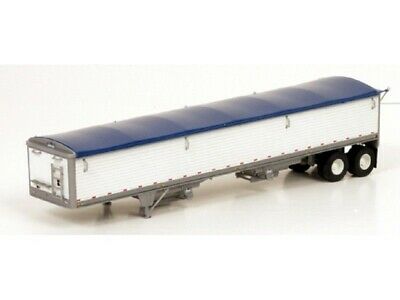 Lonestar 6005 HO Wilson 43'' Grain Trailer Ptd White Panels/Drk Blue Tarp Kit