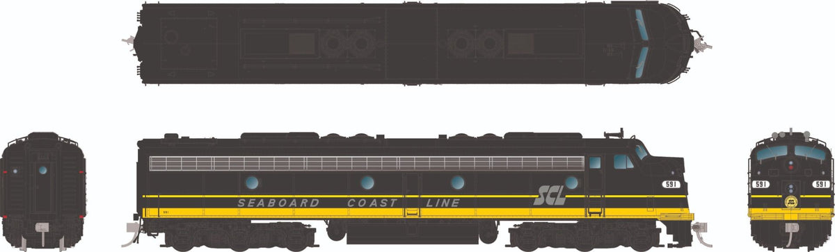 Rapido Trains 028094 HO SCL EMD E8A Diesel Locomotive DC/Silent #591