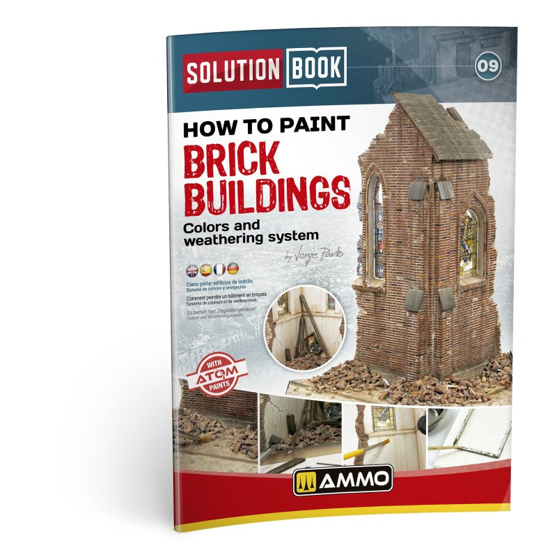 Mig Jimenez AMIG6510 How To Paint Brick Buildings Solution Book