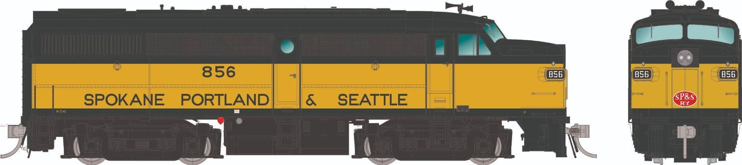 Rapido Trains 037081 HO BN Ex-SP&S Patch ALCo FA-1 Diesel Locomotive #4118
