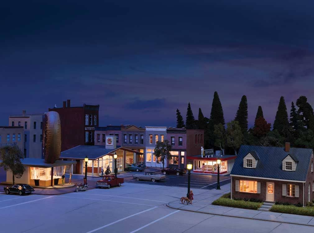 Walthers 933-4701 HO Spaces Vintage Dairy Queen Building Kit