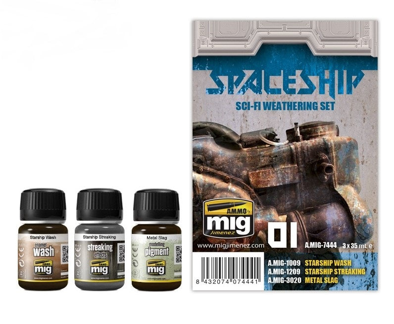 Mig Jimenez AMIG7444 Spaceship Sci-Fi Weathering Set