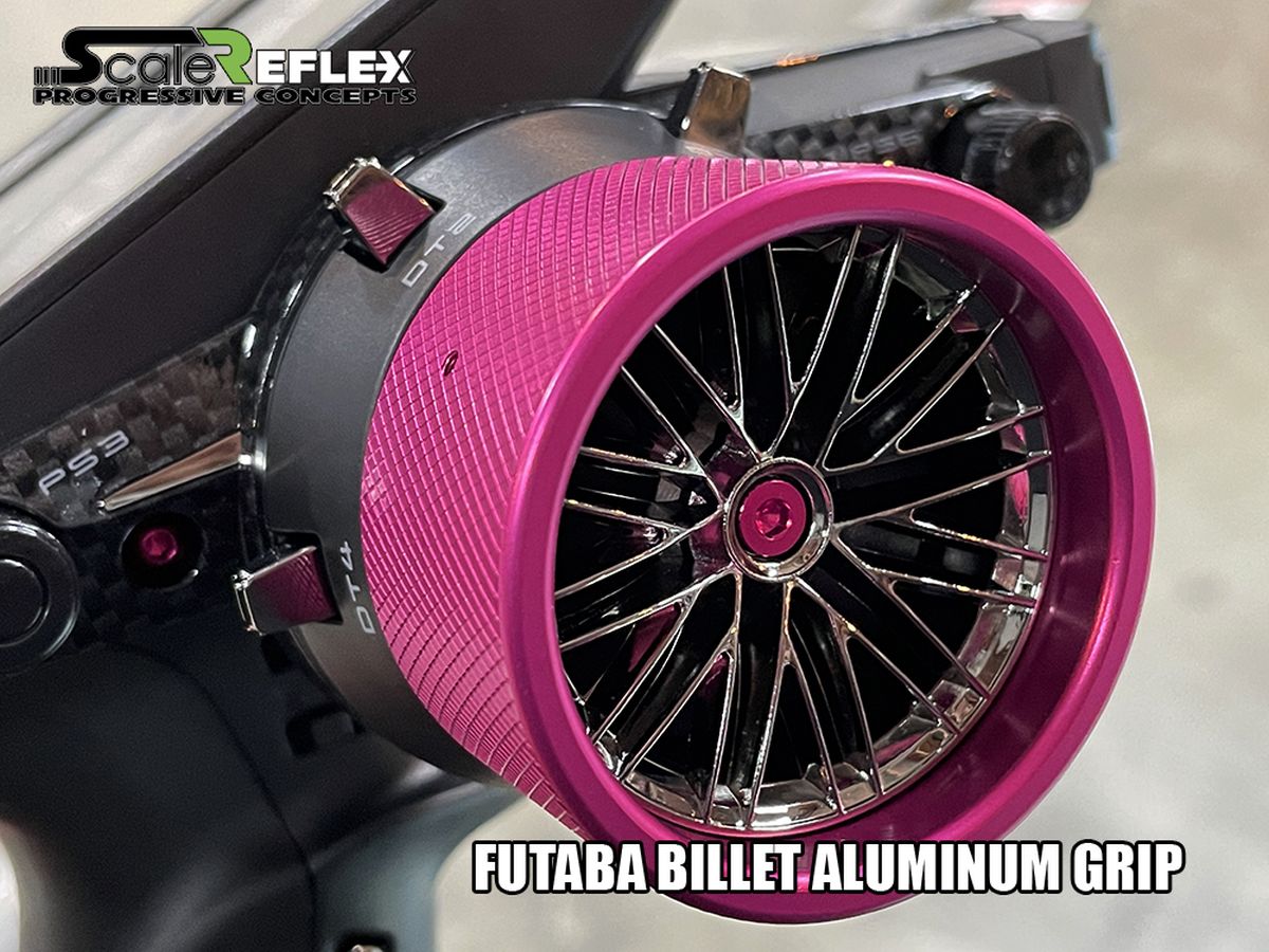 Scale Reflex 862525 Pink Aluminum Futaba Wheel Grip