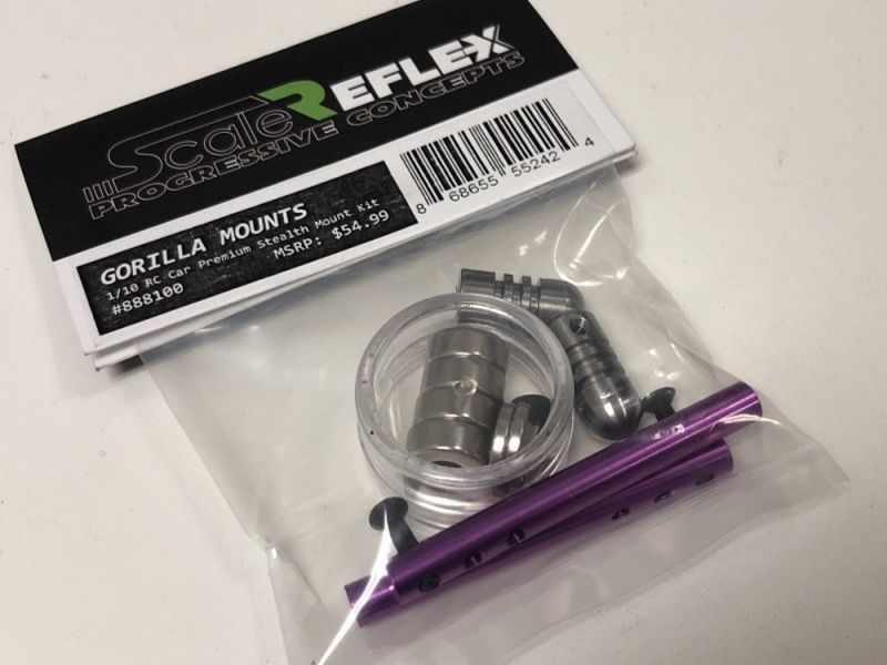 Scale Reflex 888120 Purple Gorilla Mounts Magnetic Body Mount Kit