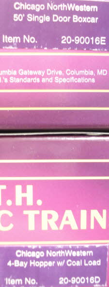 MTH 20-90016 O Chicago & North Western Premier Freight Car Set (Set of 6) LN/Box