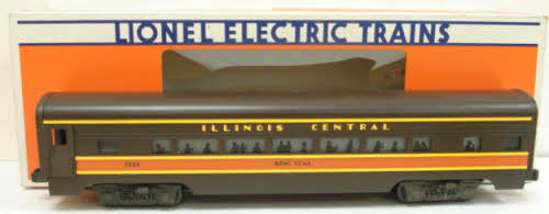 Lionel 6-7222 O Gauge Illinois Central "King Coal" Passenger Car EX/Box