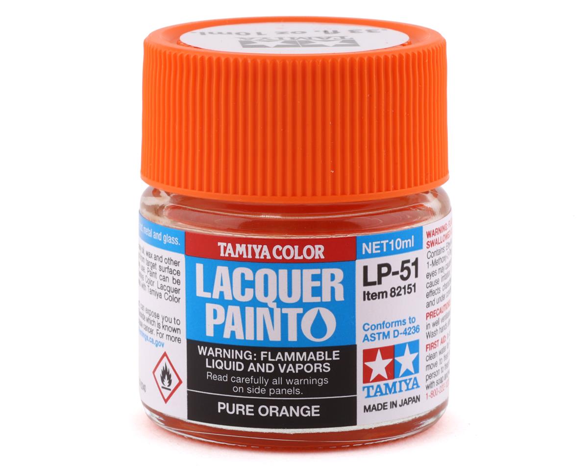 Tamiya 82151 Lacquer LP-51 Pure Orange - 10 ml Bottle