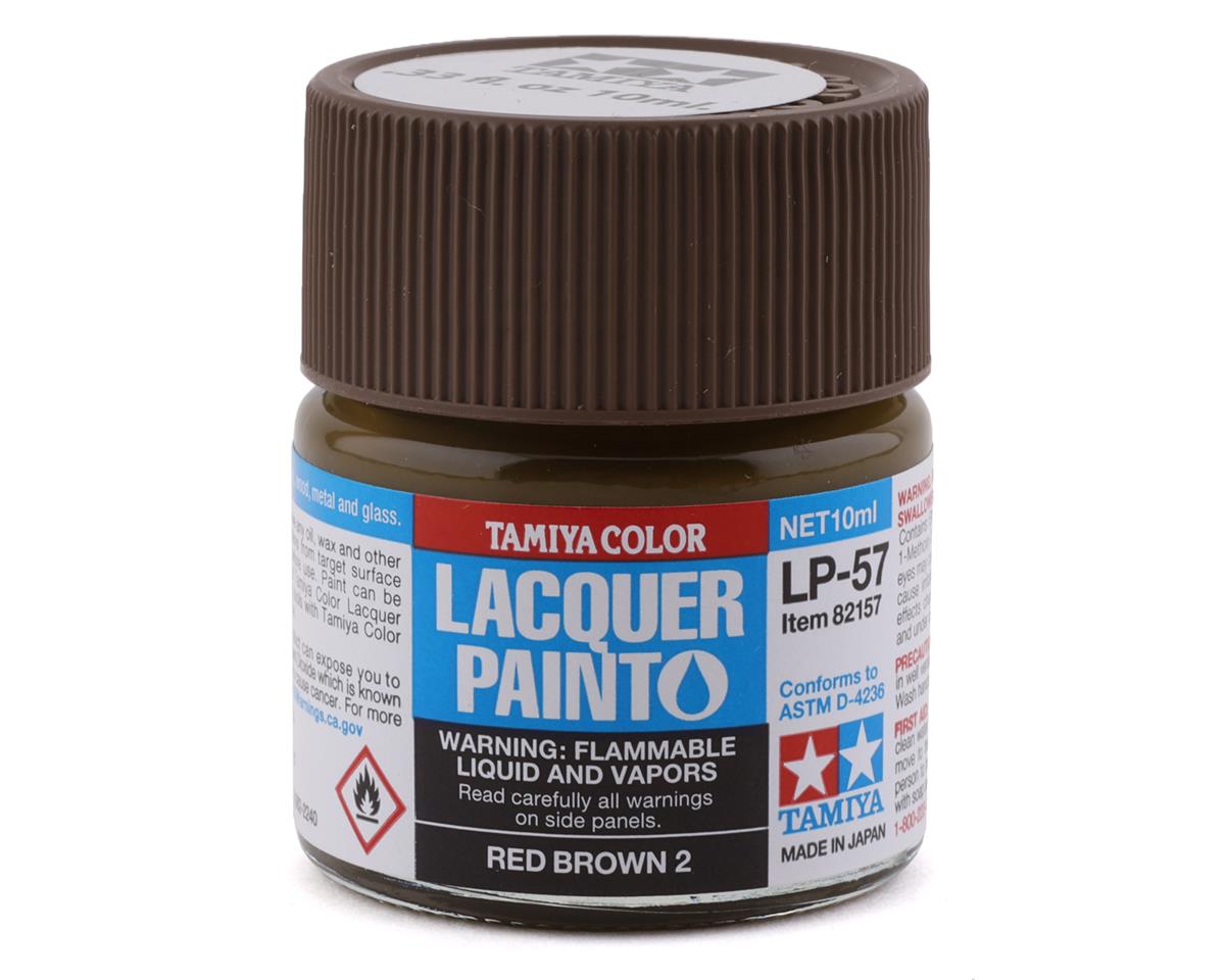 Tamiya 82157 Lacquer LP-57 Red Brown - 10 ml Bottle