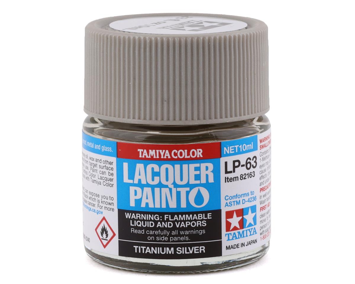 Tamiya 82163 Lacquer LP-63 Titanium Silver - 10 ml Bottle