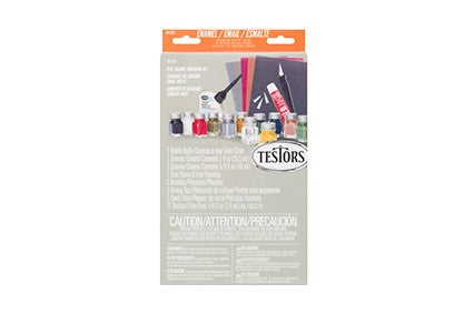 Testors 281232 Complete Military Flat Enamel Finishing Set