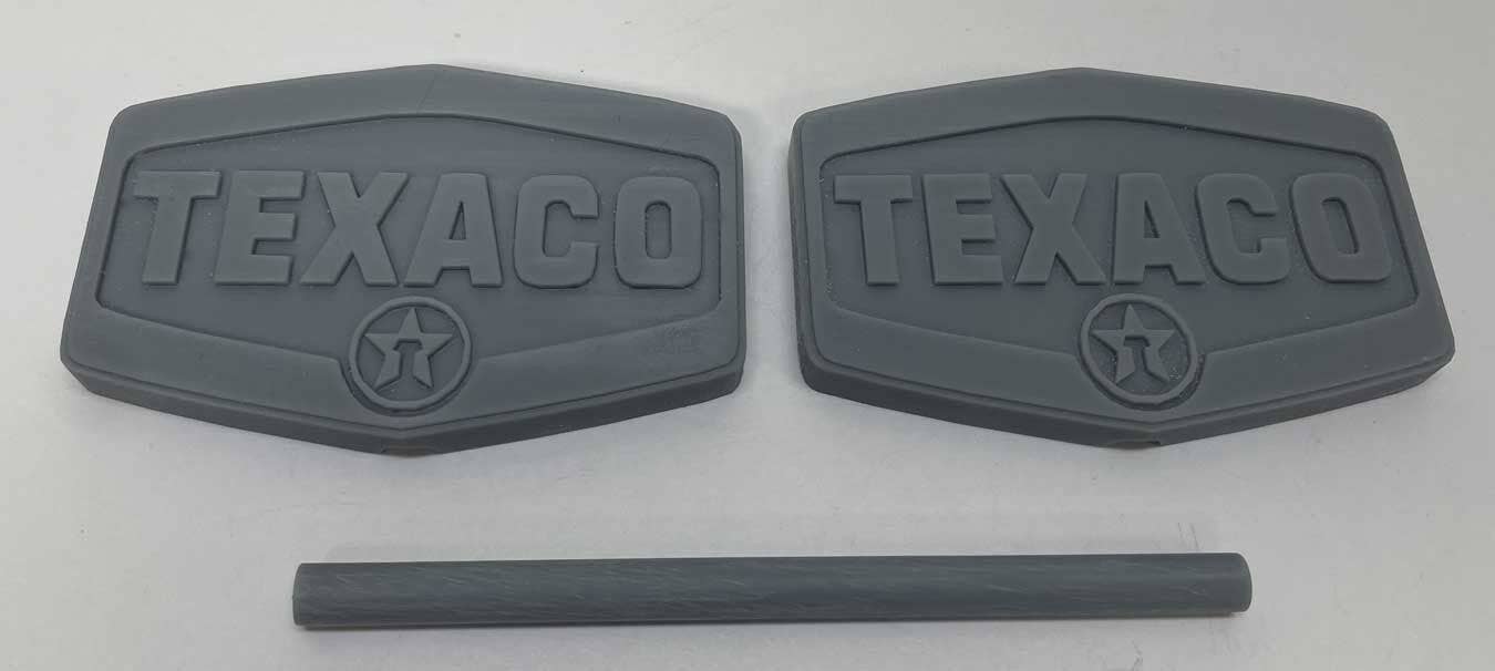 Phoenix Precision Models 33651 O Texaco Gas Station Signs 3-D Printed Kit