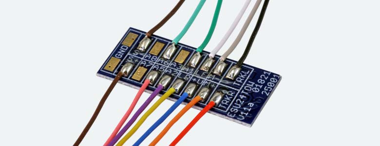 ESU 53953 24-Pin E24 Socket to Open Wires Adapter Board