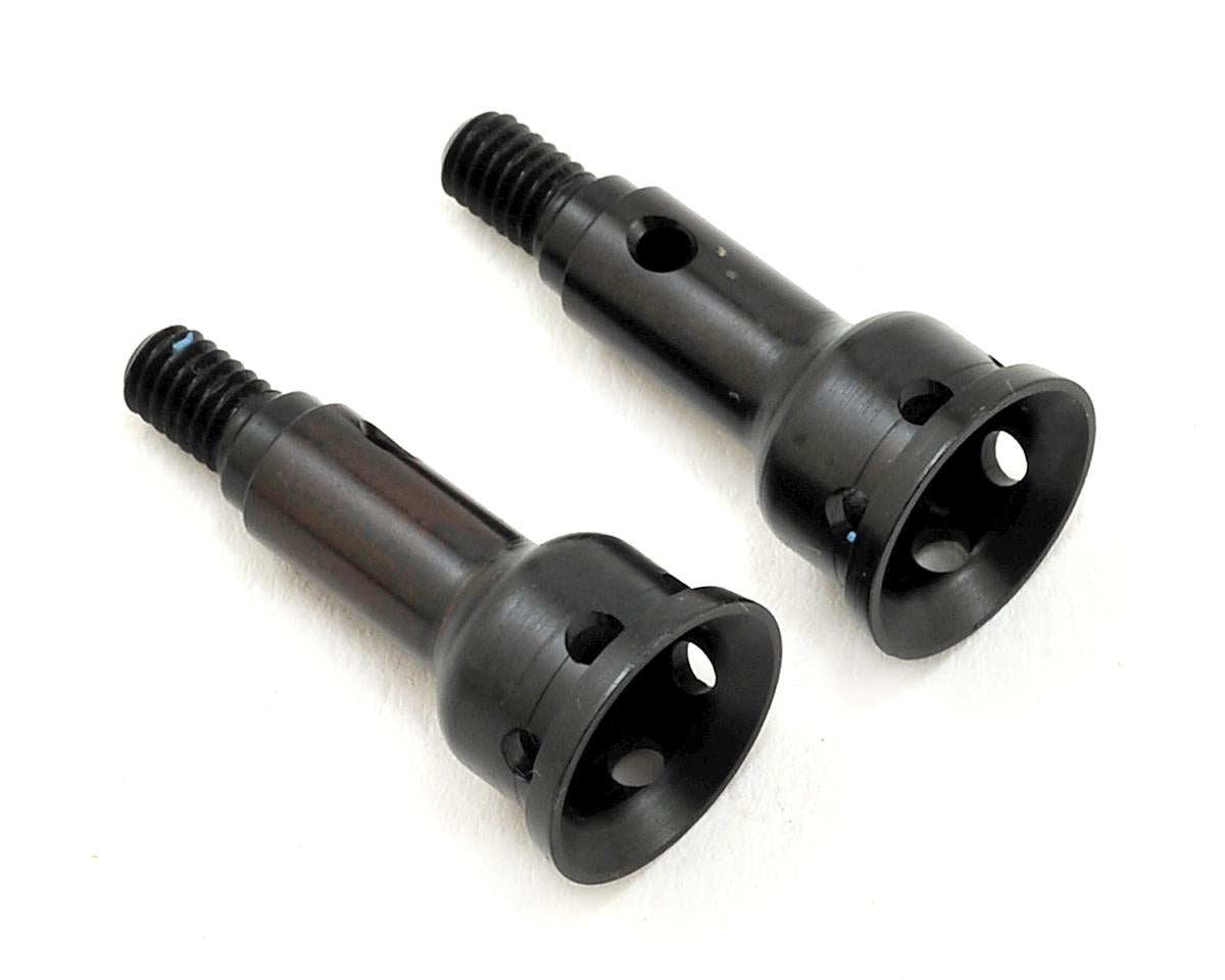 Tekno TKR6573F EB410 Front Hardened Steel Stub Axles (Pack of 2)