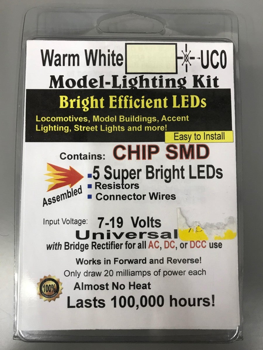 Evan Designs UC0 6-19 Volt SMD Warm White LED (Pack of 5)