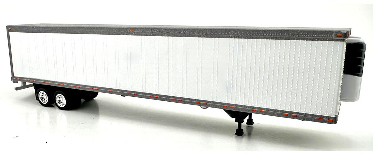 HO Logistics Replicas 158 HO White with Silver Trim Great Dane 53 Reefer Trailer