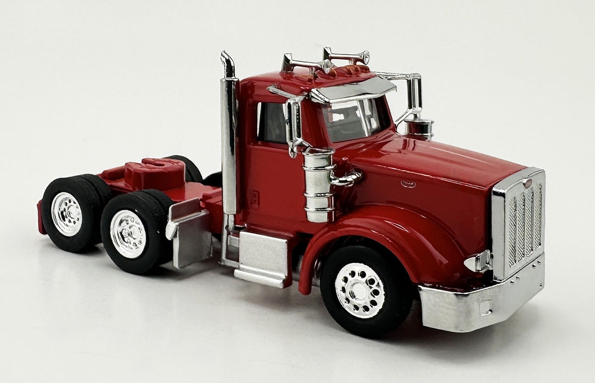 HO Logistics Replicas 36708 HO Red Peterbilt 367 with Daycab