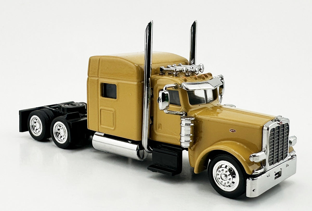 HO Logistics Replicas 38910 HO Yellow Peterbilt 389 with Sleeper Cab