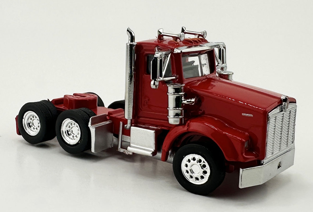 HO Logistics Replicas T80008 HO Red Kenworth T800 with Daycab