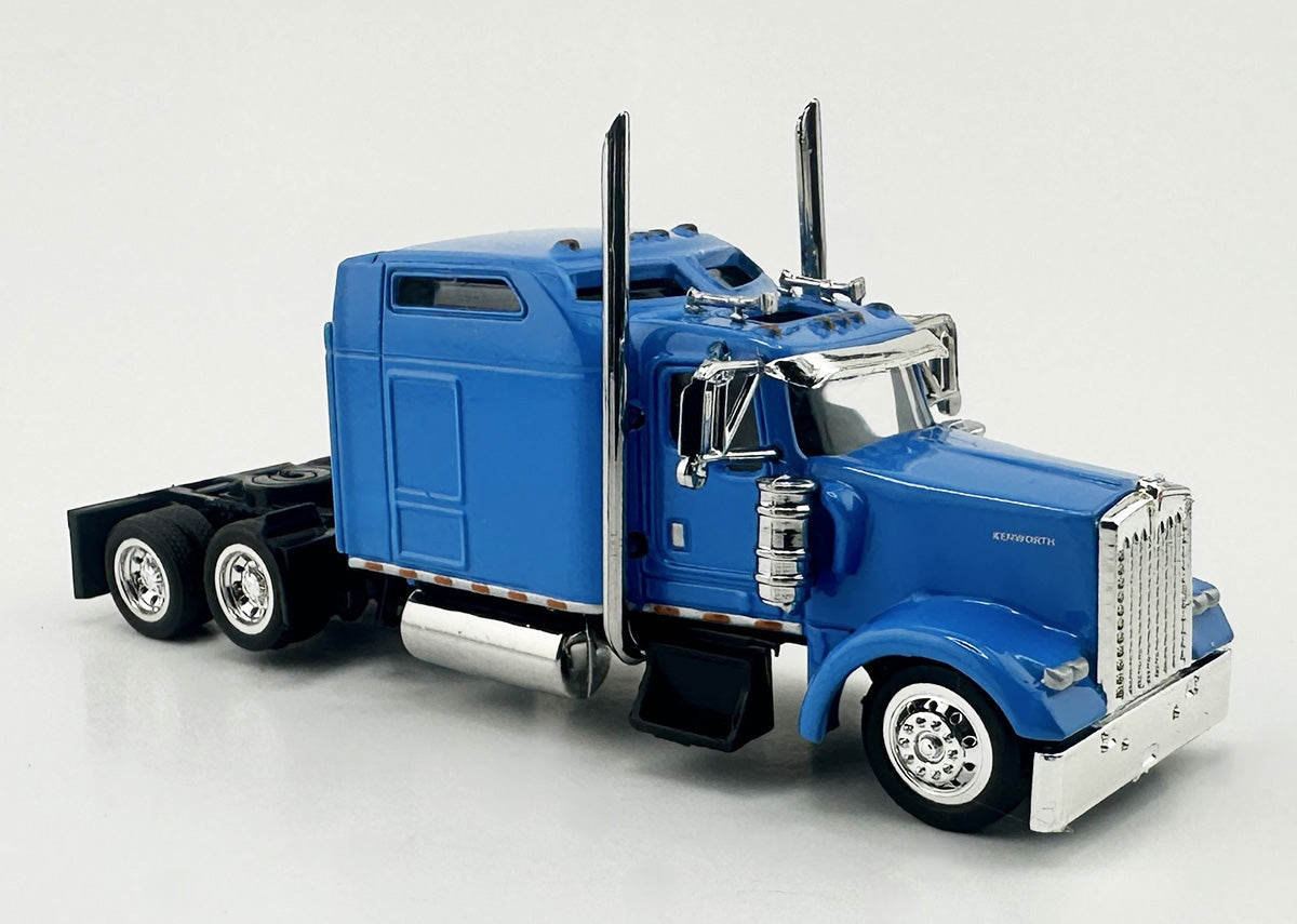 HO Logistics Replicas W90000 HO Baby Blue Kenworth W900L 2-Axle Sleeper Cab