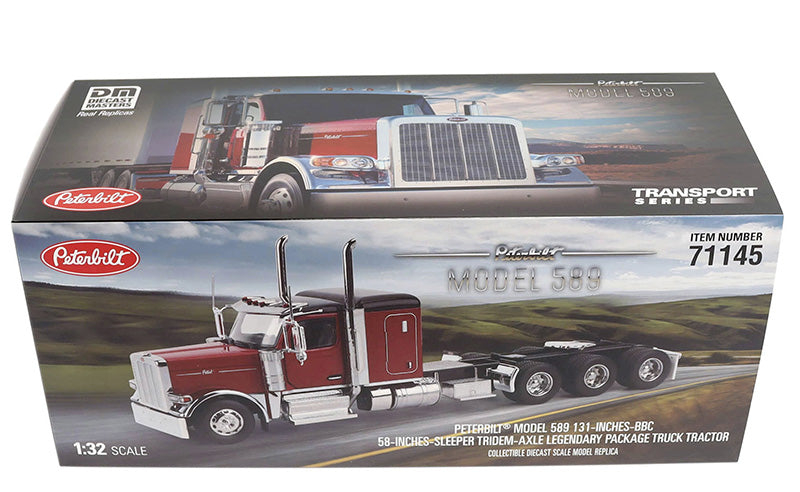 DieCast Masters 71145 1:32 Peterbilt Model 589 131 BBC Config w/ Sleeper & Semi