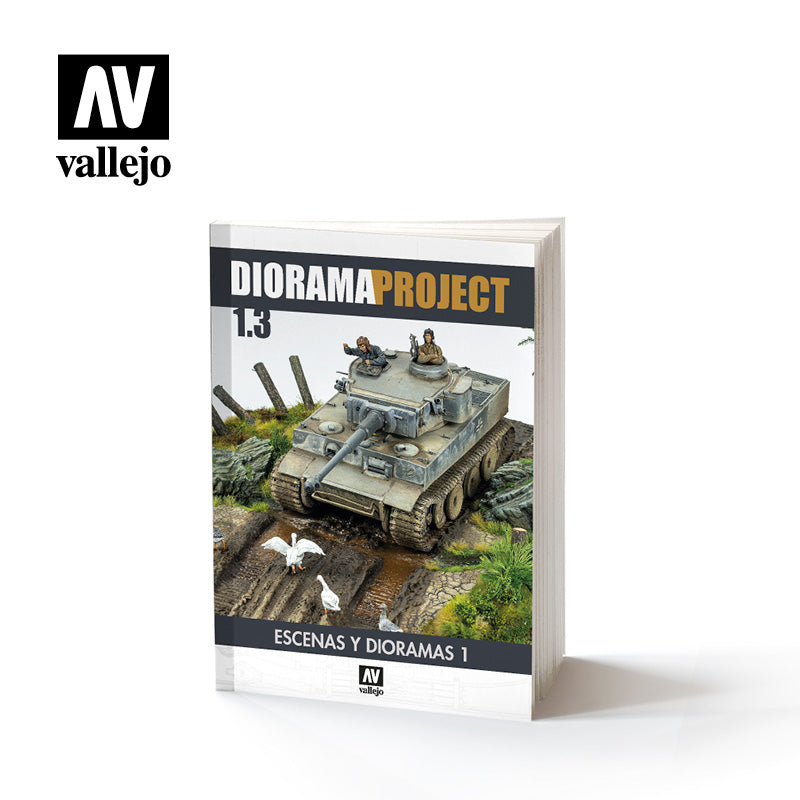 Vallejo Paint 75049 Diorama Project 13 – Scenery and Dioramas 1 Softcover Book