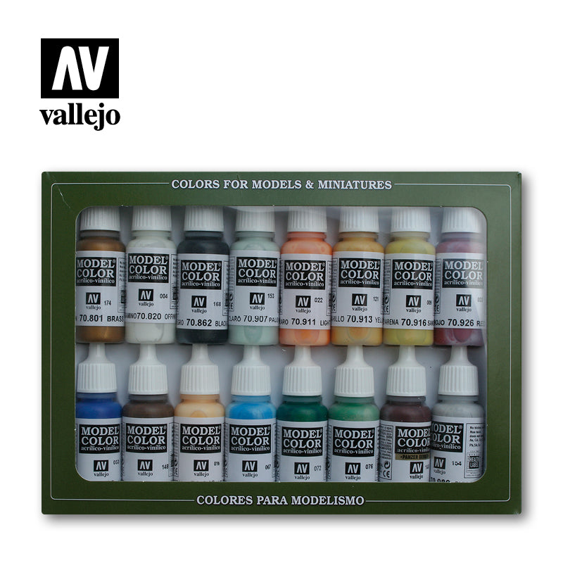 Vallejo Paint 70146 Naval Steam Era Paint (Set of 16)
