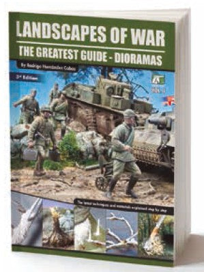 Vallejo Paint 75004 Landscapes of War The Greatest Guide Volume 1 - Dioramas