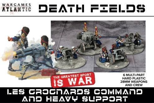 Wargames Atlantic DF4 28mm Death Fields Les Grognard (Set of 6)