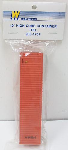 Walthers 933-1707 HO ITEL 40' High Cube Container