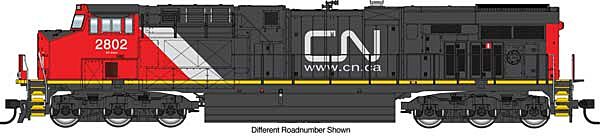 Walthers 910-20199 HO CN GE ES44AC Diesel Locomotive with DCC/Sound #2939