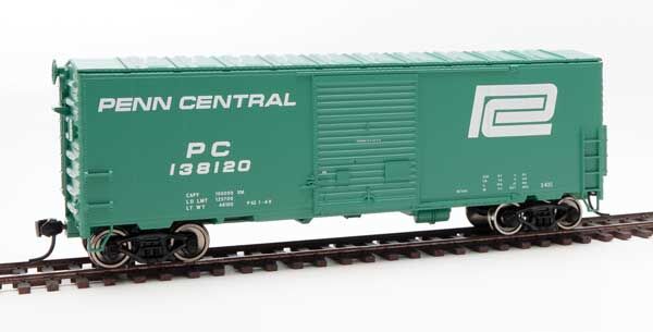 Walthers 910-45013 HO Penn Central 40' ACF Modernized Welded Boxcar #138120