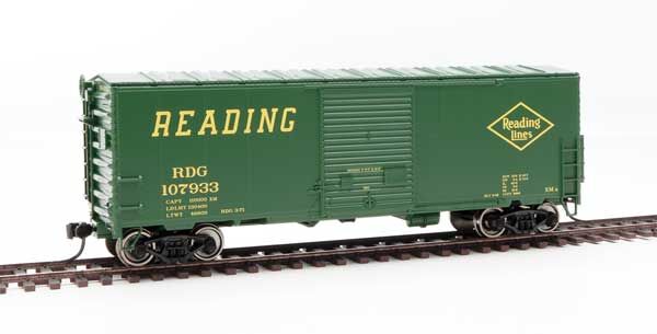 Walthers 910-45021 HO Reading 40' ACF Modernized Welded Boxcar #107933