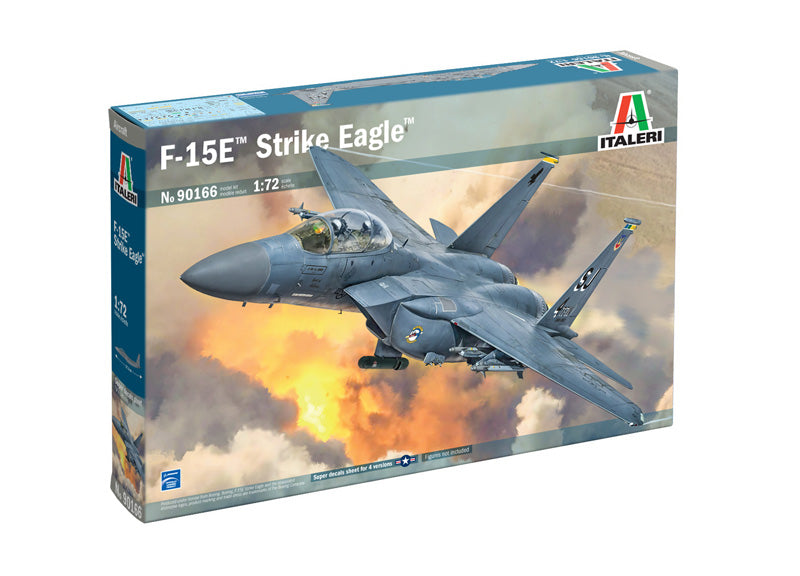 Italeri 90166 1:72 F-15E Strike Eagle Fighter Aircraft Plastic Model Kit
